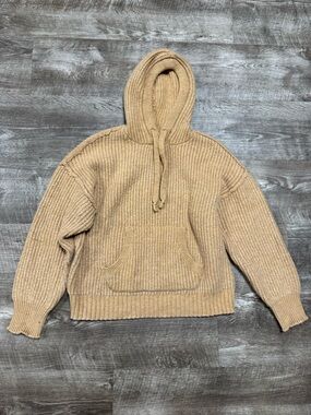American Eagle Ribbed Sweater Hoodie Size XS